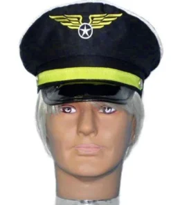 Carnival Products Pilot Black Costume Hat
