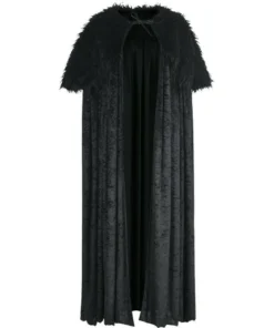 Amscan Medieval Black Furry Men's Cloak Mens
