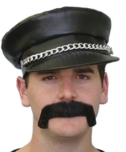 Carnival Products Merv Black Handlebar Moustache Costume Stick-on Mo Mens