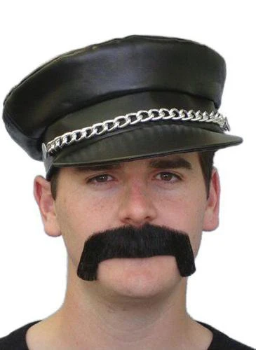 Carnival Products Merv Black Handlebar Moustache Costume Stick-on Mo Mens 3 Carnival Products Merv Black Handlebar Moustache Costume Stick-on Mo Mens