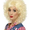 Smiffy's Doll Blonde Country And Western Rodeo Curly Wig Womens 1 Smiffy's Doll Blonde Country And Western Rodeo Curly Wig Womens