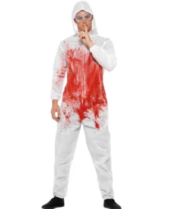 Smiffy's Bloody Forensic Overall Halloween Costume