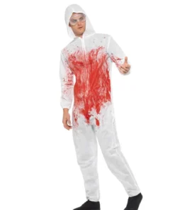 Smiffy's Bloody Forensic Overall Halloween Costume