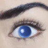Interalia Blue Blind Eyes Coloured Halloween Contact Lens 1 Day Single Use Womens