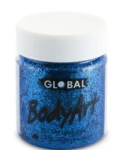 Global Colours Buy Costumes Blue Glitter Body And Face Paint