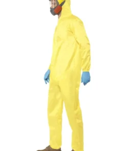 Smiffys Breaking Bad Costume Yellow Hazmat Suit Mens