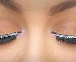 Carnival Products Bright Diamonds False Eyelashes Black Womens