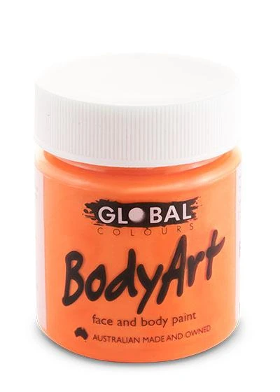 Global Colours Bright Orange Body And Face Paint Buy Costumes 4 Global Colours Bright Orange Body And Face Paint Buy Costumes