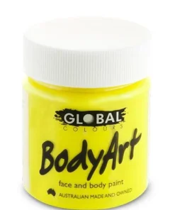 Global Colours Bright Yellow Body And Face Paint Buy Costumes