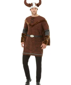 Smiffys Mens Brown Viking Costume