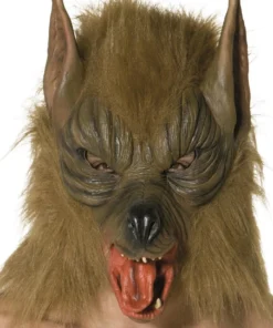 Smiffy's Mens Wolf Brown Mask