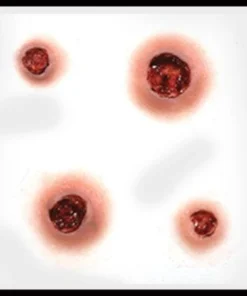 Tinsley Transfers Bullet Hole Halloween Costume Makeup 3D FX Transfers