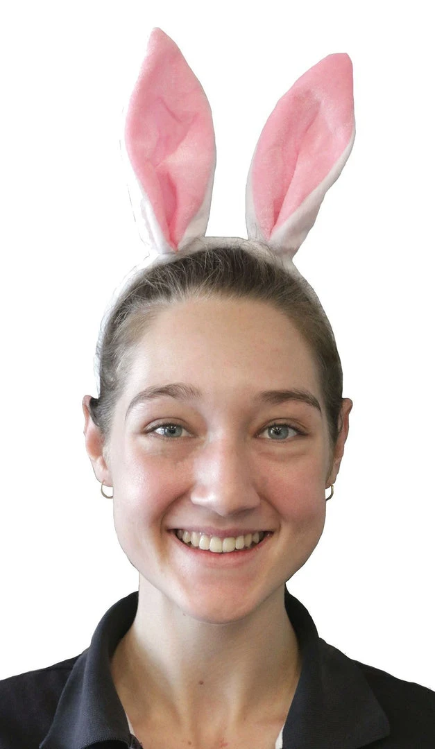 Sweidas Kids Bunny Costume Ears Plush White And Pink 3 Sweidas Kids Bunny Costume Ears Plush White And Pink