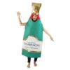 Bodysocks UK Womens Champagne Bottle Costume
