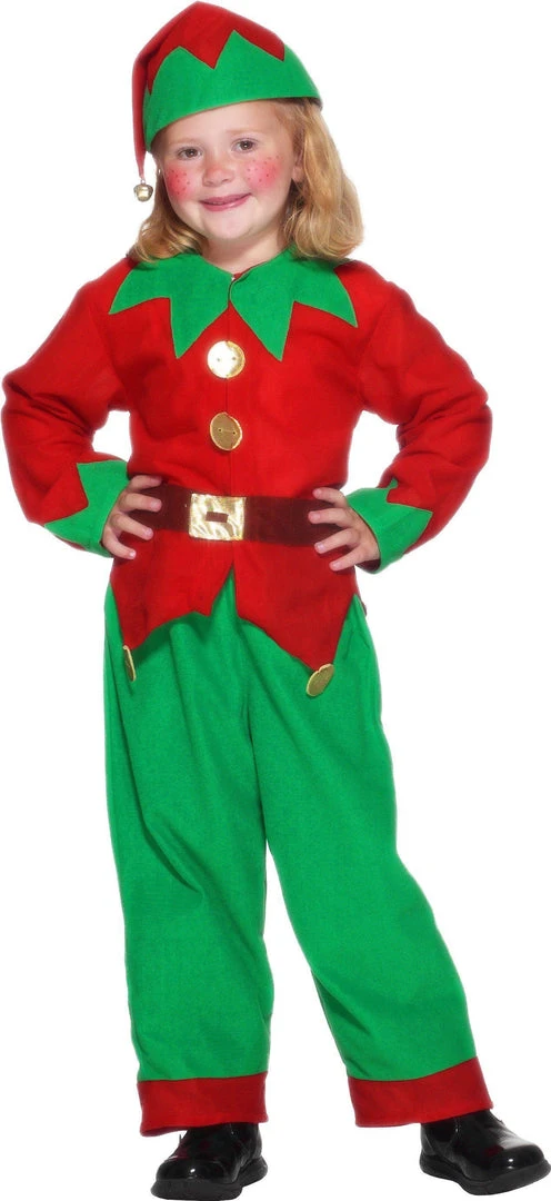Smiffy's Elf Children's Christmas Costume Kids 3 Smiffy's Elf Children's Christmas Costume Kids