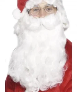 Smiffy's Santa Classic White Curly Long Beard