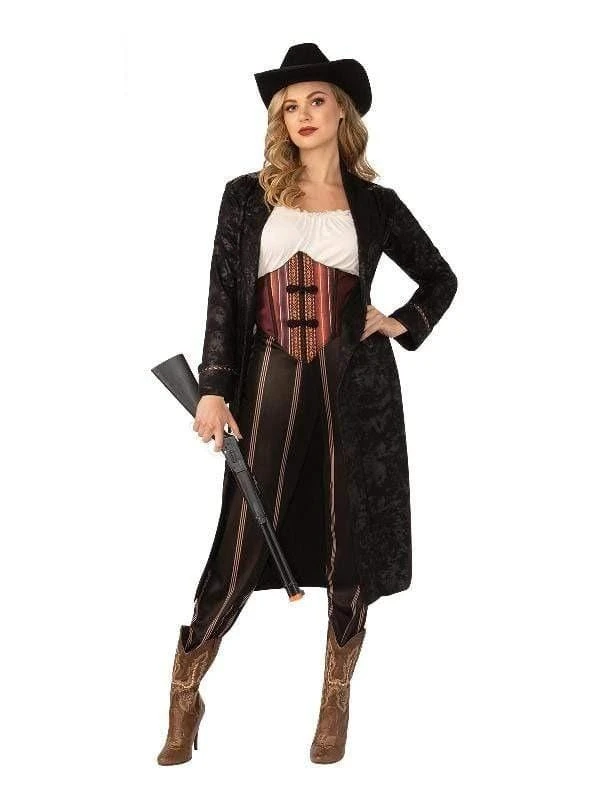 Rubies Womens Cowgirl Costume Gunslinger 3 Rubies Womens Cowgirl Costume Gunslinger