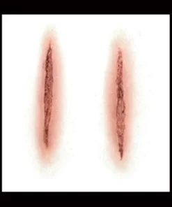 Tinsley Transfers Cutter Wound Halloween Costume Makeup 3D FX Transfers