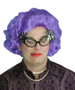 Carnival Products Buy Costumes Dame Edna Purple Costume Wig
