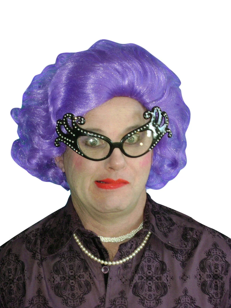 Carnival Products Buy Costumes Dame Edna Purple Costume Wig 3 Carnival Products Buy Costumes Dame Edna Purple Costume Wig