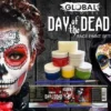 Global Colours Day Of The Dead Face Paint Set Buy Costumes