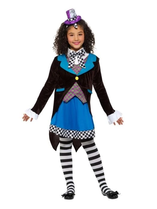 Smiffys Deluxe Little Miss Hatter Children's Book Week Costume Buy Costumes 4 Smiffys Deluxe Little Miss Hatter Children's Book Week Costume Buy Costumes