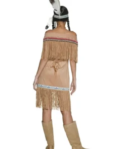 Smiffys Womens Deluxe Native American Inspired Lady Costume