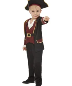 Smiffy's Deluxe Swashbuckler Pirate Costume For Toddlers And Boys Kids
