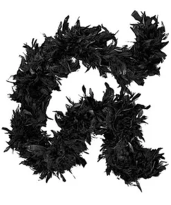 Sweidas Feather Boa Deluxe Plush Black