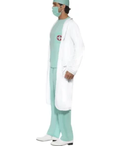 Smiffy's Womens Doctor Scrubs And Lab Coat Costume