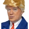 Smiffy's Donald Trump Costume Wig Fancy Dress Side Flick Hair Mens