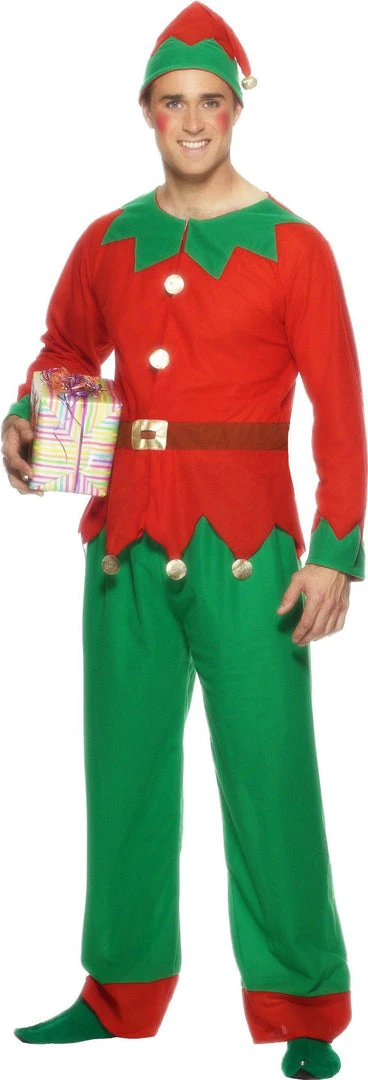 Smiffy's Elf Christmas And Fairy Tale Adult Elf Costume 3 Smiffy's Elf Christmas And Fairy Tale Adult Elf Costume