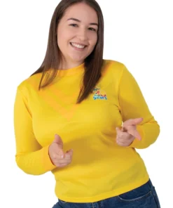 Rubie's Womens Emma Yellow Wiggles Deluxe 30th Anniversary Costume Top For Adults