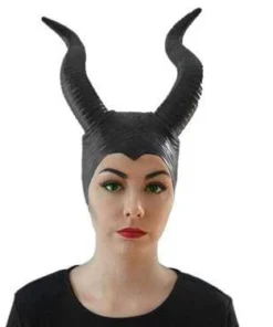 Carnival Products Mal Evil Fairy Queen Horns Black Costume Halloween Headdress Womens