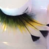 Carnival Products Eyelashes Yellow And Black Feathers 1 Carnival Products Eyelashes Yellow And Black Feathers