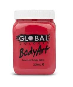 Global Colours Deep Red Body And Face Paint Buy Costumes