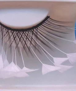 Carnival Products Feather White False Eyelashes 7 Carnival Products Feather White False Eyelashes