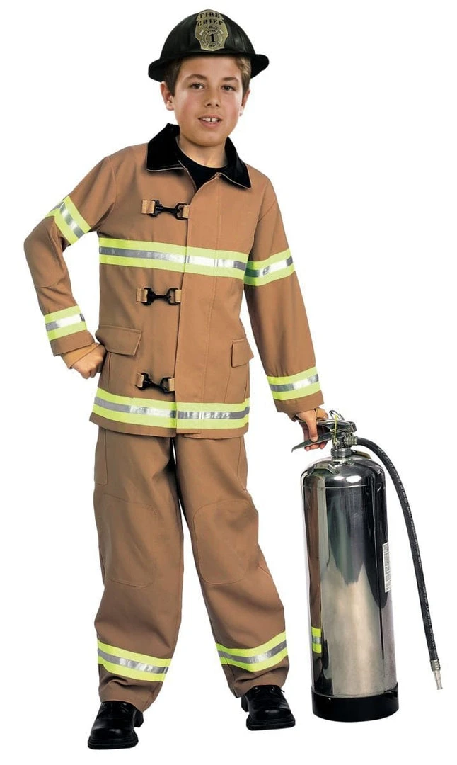 Rubie's Fire Fighter Deluxe Children's Fancy Dress Costume 3 Rubie's Fire Fighter Deluxe Children's Fancy Dress Costume