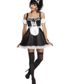 Smiffy's French Maid Flirty Women's Costume Womens