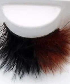 Carnival Products Womens Fluffy Eyelashes Brown And Black