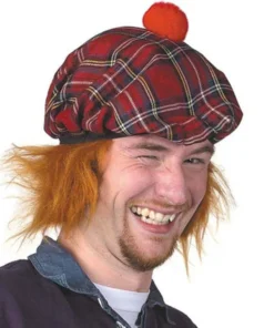 Sweidas Scottish Funny Jimmy Hat Novelty Costume Fancy Dress Party Accessory