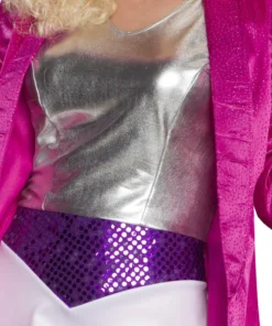 Rubies Womens Glam Rock Barbie Women's 80's Costume