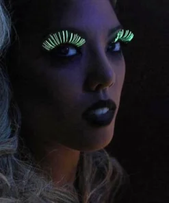Carnival Products Womens Glow In The Dark False Eyelashes