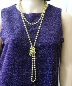Carnival Products Womens Flapper Gold 1920's Costume Beads