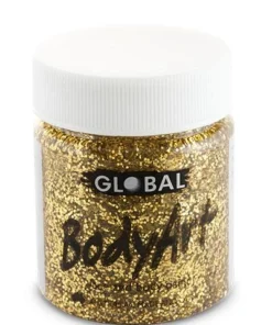 Global Colours Gold Glitter Body And Face Paint Buy Costumes