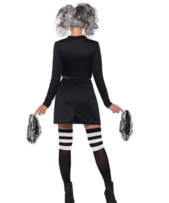 Smiffy's Cheerleader Gothic Halloween Costume 7 Smiffy's Cheerleader Gothic Halloween Costume