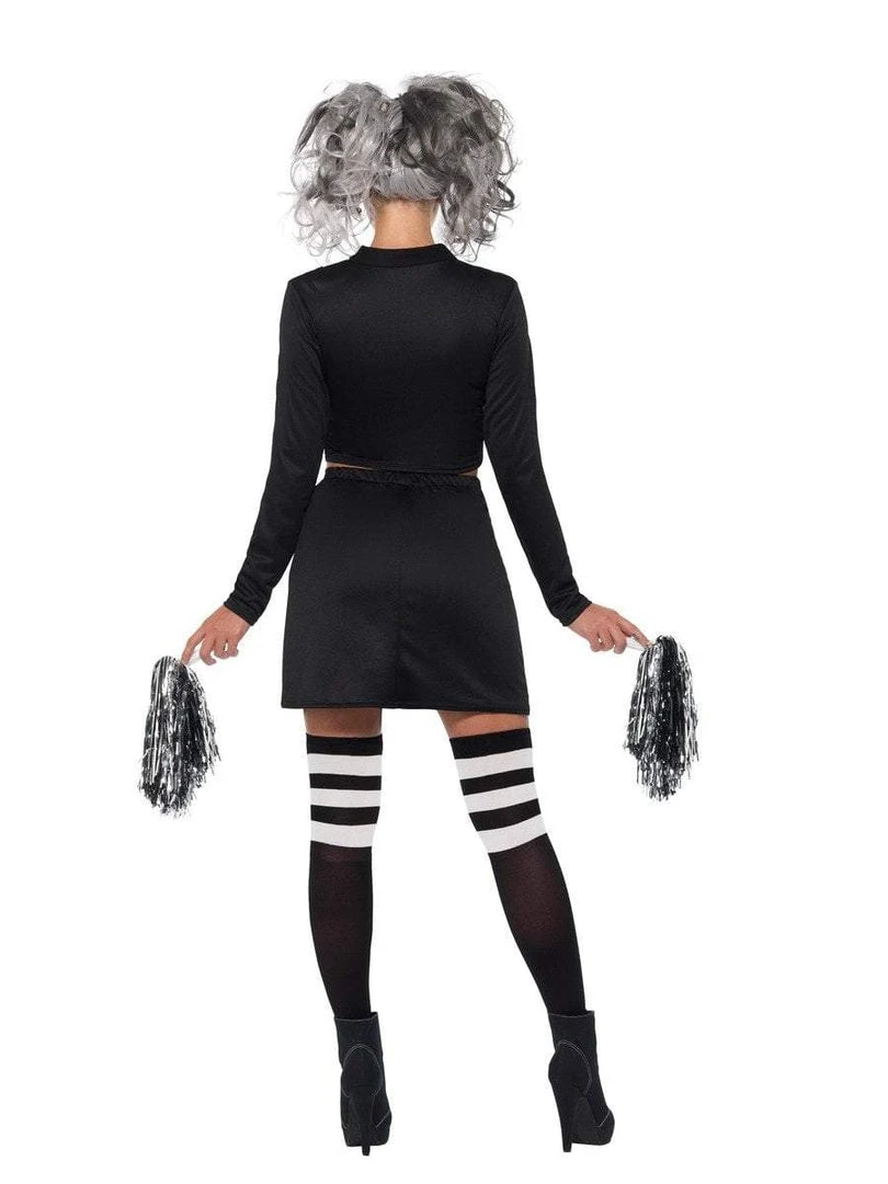 Smiffy's Cheerleader Gothic Halloween Costume 5 Smiffy's Cheerleader Gothic Halloween Costume
