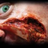 Tinsley Transfers Buy Costumes Gouged Fake Horror Face Wound Horror Halloween Make Up 3D FX Transfers