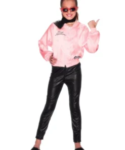 Smiffy's Grease Pink Ladies Jacket For Girls