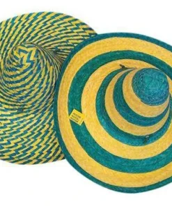 Carnival Products Australia Day Mexican Green And Gold Australian Supporter Sombrero Hat